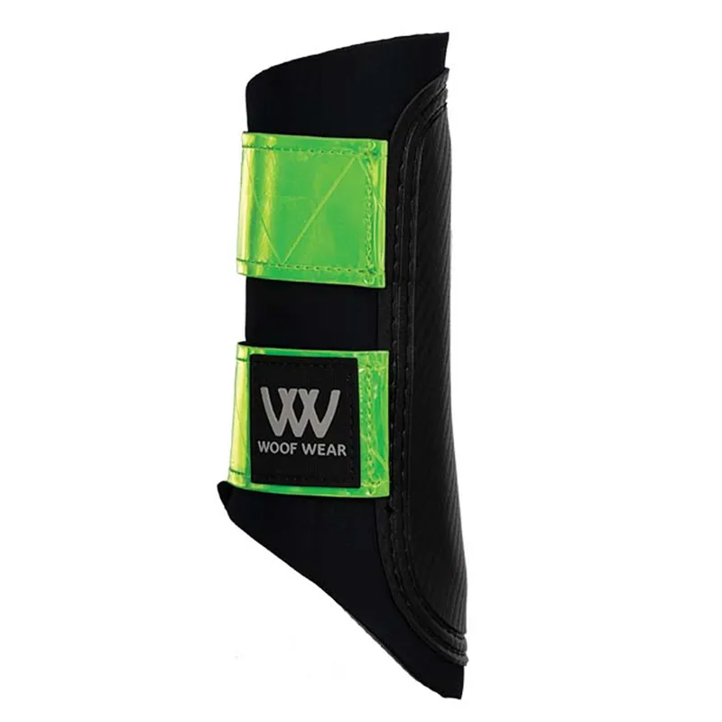Woof Wear Reflective Club Boots - Lime